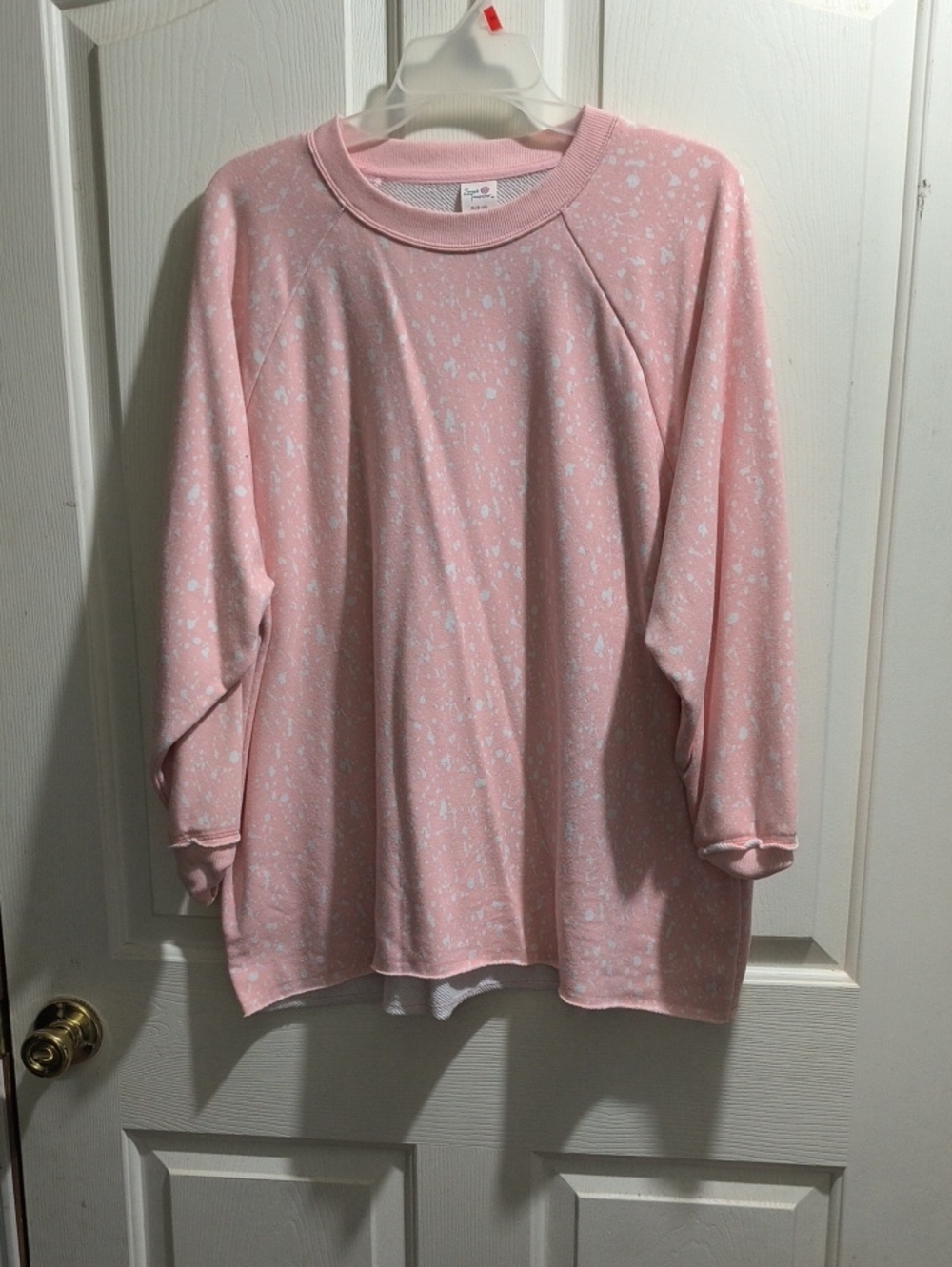 Secret Treasures Light Pink Speckled Sweatshirt